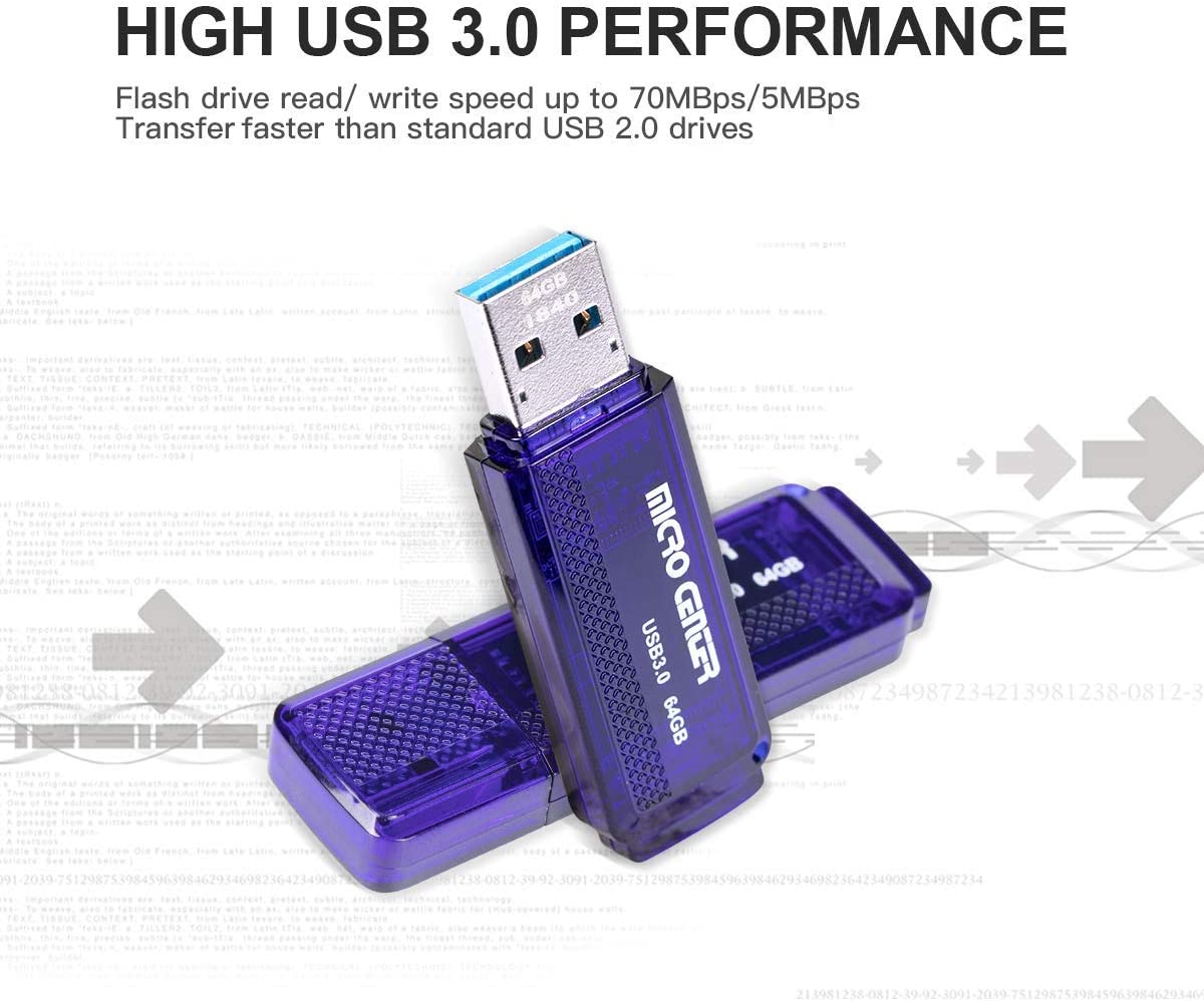 5-pack 64GB USB 3.0 Flash Drives