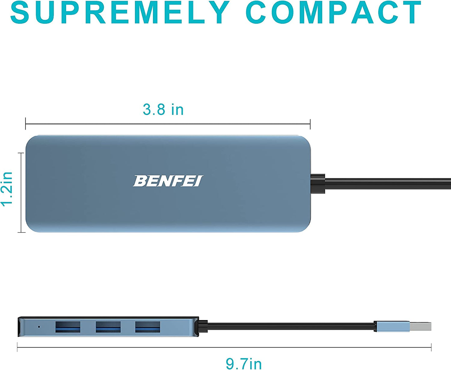 Portable Charger With USB Cable