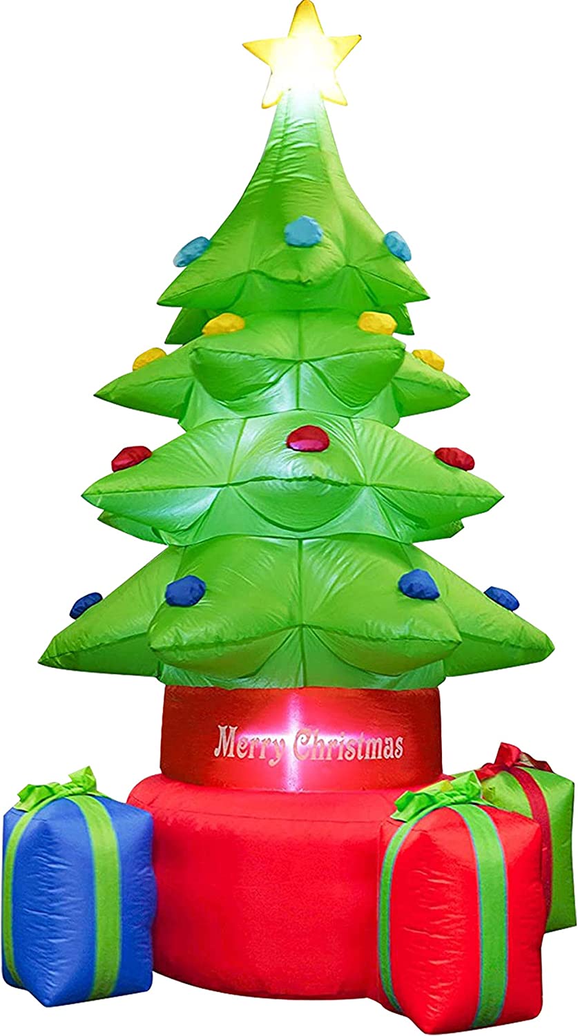 Inflatable Christmas tree, with 7ft led light